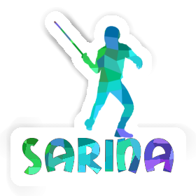 Sarina Autocollant Escrimeur Image
