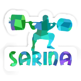 Autocollant Sarina Haltérophilie Image