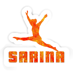 Autocollant Gymnaste Sarina Image