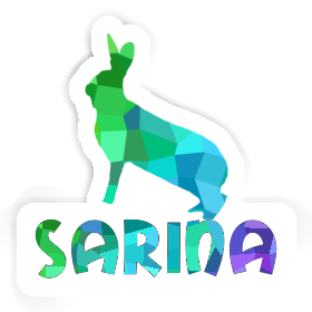 Lapin Autocollant Sarina Image