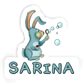 Sarina Autocollant Lapin Image