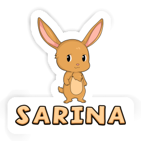 Lapin Autocollant Sarina Image