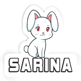 Lapin Autocollant Sarina Image