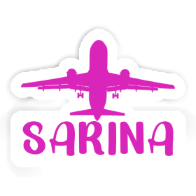 Autocollant Jumbo-Jet Sarina Image