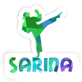 Autocollant Karatéka Sarina Image