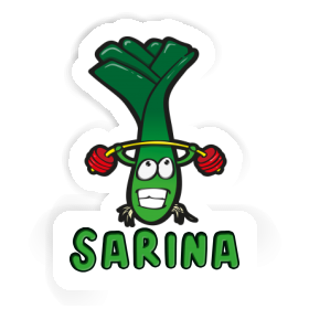 Autocollant Sarina Haltérophile Image