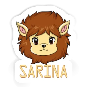 Sticker Sarina Lion Image