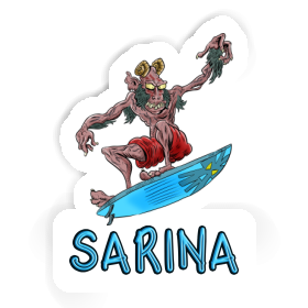 Surfeur Autocollant Sarina Image