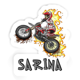 Sarina Autocollant Motocrosser Image
