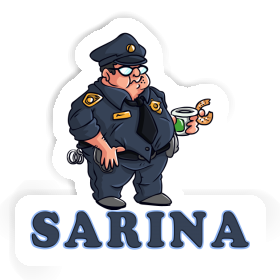 Autocollant Policier Sarina Image