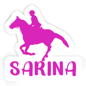 Autocollant Cavalière Sarina Image