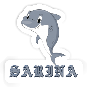 Autocollant Sarina Requin Image