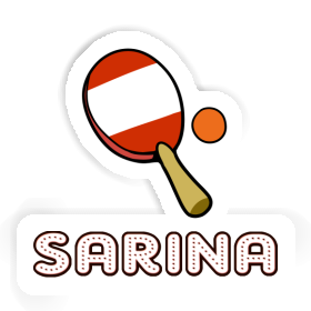Sticker Table Tennis Paddle Sarina Image
