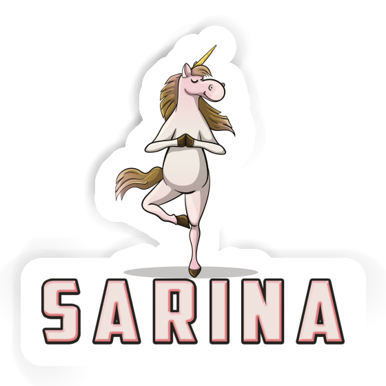 Sticker Sarina Yoga Unicorn Notebook Sticker Sarina Yoga Unicorn Gift package Image
