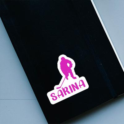 Autocollant Sarina Joueuse de hockey Notebook Autocollant Sarina Joueuse de hockey Gift package Image