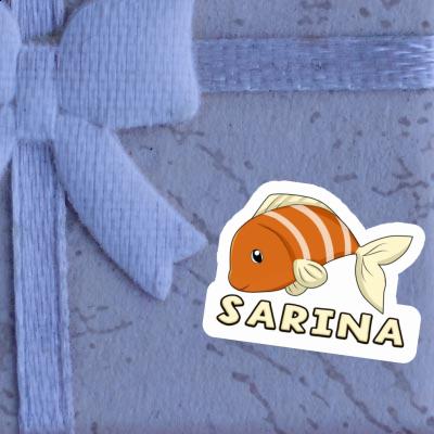 Sticker Sarina Fish Notebook Sticker Sarina Fish Gift package Image
