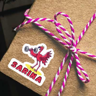 Sarina Sticker Weight Lifter Notebook Sarina Sticker Weight Lifter Gift package Image
