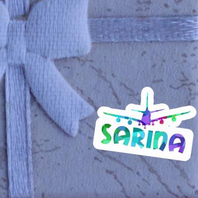Sticker Airplane Sarina Sticker Airplane Sarina Image