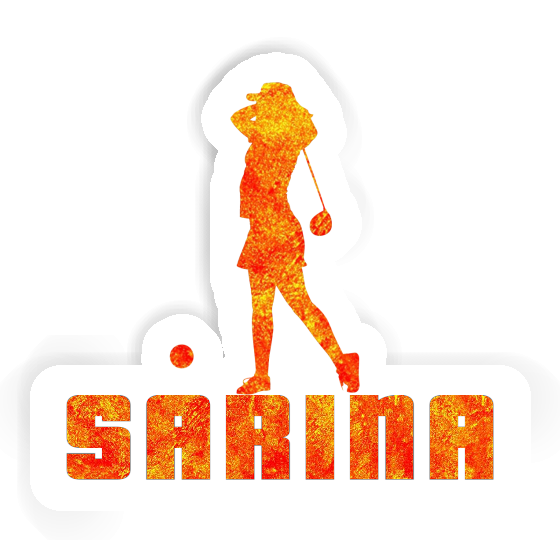 Sticker Sarina Golfer Laptop Sticker Sarina Golfer Laptop Image