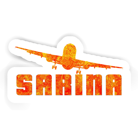Sticker Sarina Airplane Laptop Sticker Sarina Airplane Laptop Image