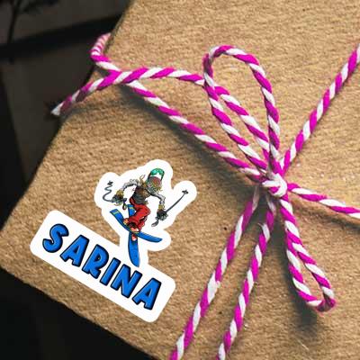 Skieur Autocollant Sarina Laptop Skieur Autocollant Sarina Laptop Image