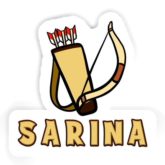 Arrow Bow Sticker Sarina Notebook Arrow Bow Sticker Sarina Gift package Image