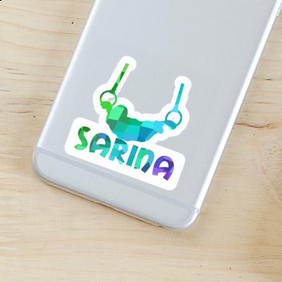 Sarina Autocollant Gymnaste aux anneaux Laptop Sarina Autocollant Gymnaste aux anneaux Laptop Image