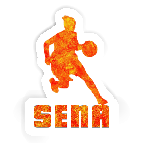 Sena Sticker Basketballspielerin Image