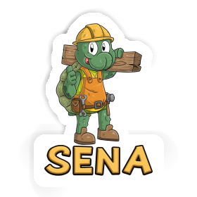 Bauarbeiter Aufkleber Sena Image