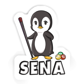 Sena Sticker Billardspieler Image