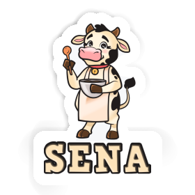 Aufkleber Köchin Sena Image