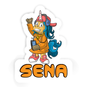 Sticker Sena Hip-Hop Einhorn Image