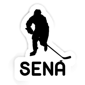 Eishockeyspieler Aufkleber Sena Image