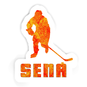 Aufkleber Eishockeyspieler Sena Image