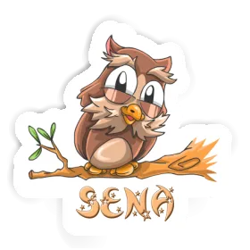 Aufkleber Eule Sena Image