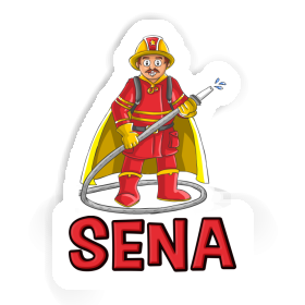 Feuerwehrmann Aufkleber Sena Image