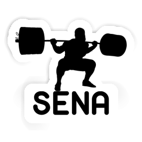 Sticker Weightlifter Sena Image