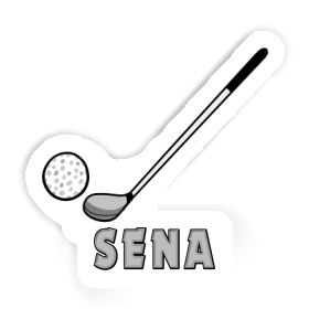 Sticker Sena Golfschläger Image