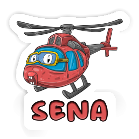 Sticker Helicopter Sena Image