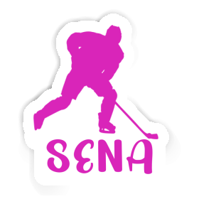 Sena Aufkleber Eishockeyspielerin Image