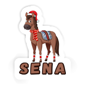 Sticker Weihnachtspferd Sena Image