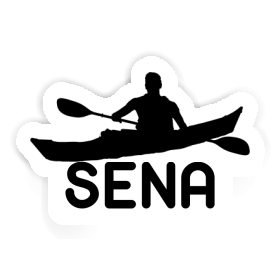 Aufkleber Kajakfahrer Sena Image