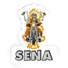 Motorradfahrer Sticker Sena Image