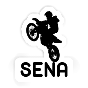 Sena Sticker Motocross-Fahrer Image