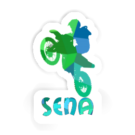 Aufkleber Motocross-Fahrer Sena Image