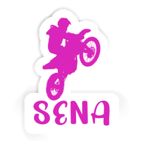 Sticker Sena Motocross-Fahrer Image