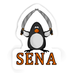 Aufkleber Kampfpinguin Sena Image