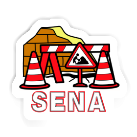 Aufkleber Sena Baustelle Image