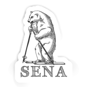 Skier Sticker Sena Image