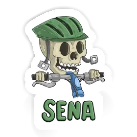 Sticker Sena Bicycle Rider Image